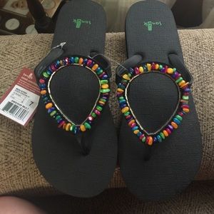 Sanuk flip flops