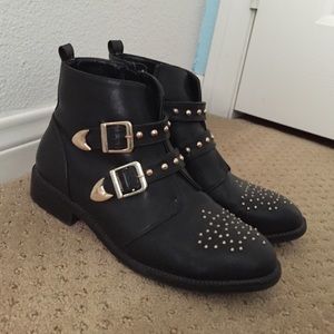 Urban Outfitters Black Ankle Boots