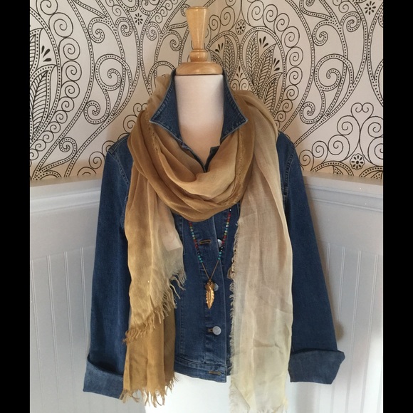 Saro Accessories - Tan Ombré Scarf