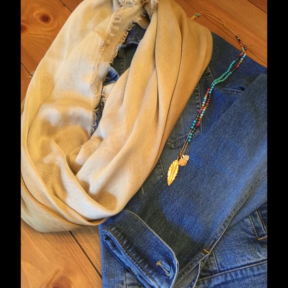 Tan Ombré Scarf - Picture 2 of 2