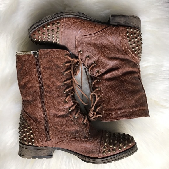 Shoes - Studded Combat Boots