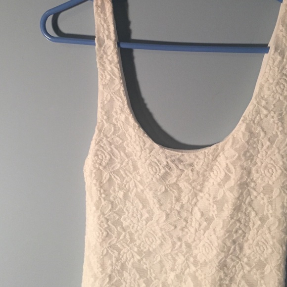 Wet Seal Dresses & Skirts - White lace tunic/dress