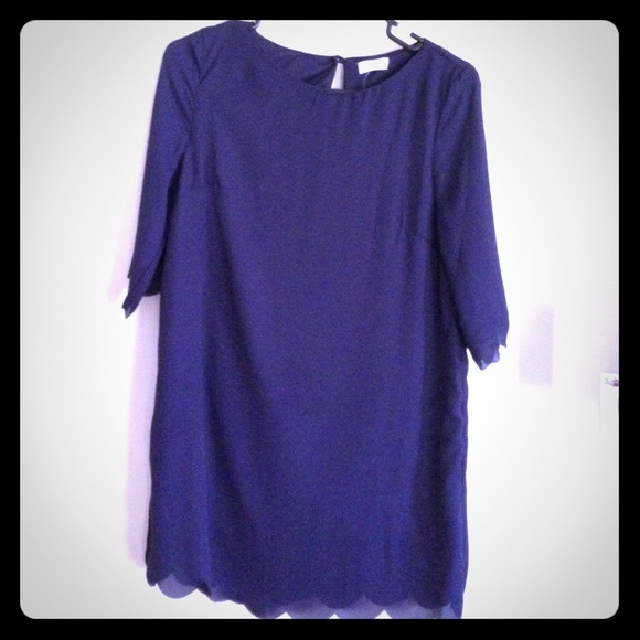 Scalloped Edged Dress