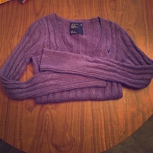 American eagle heather colored sweater