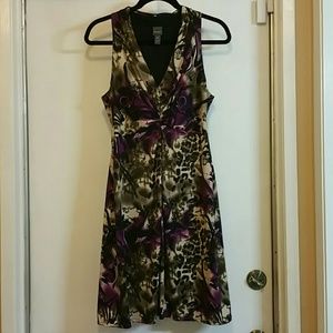 Multi Color Sleeveless Dress