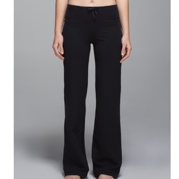 black relaxed fit pants
