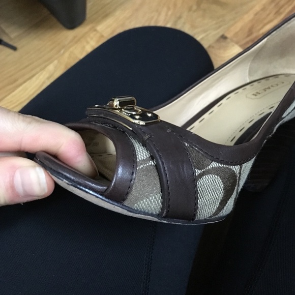Coach wedges!! - Picture 4 of 4