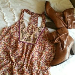 Floral Print Jessica Simpson Dress