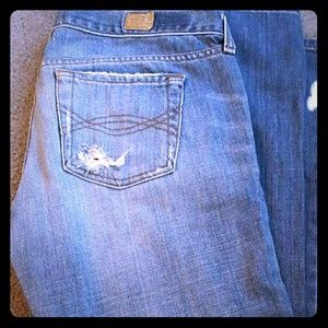 Abercrombie and Fitch distressed jeans