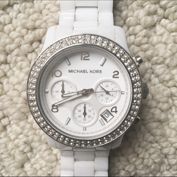 Michael Kors White Ceramic Watch