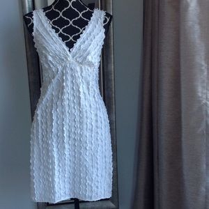Fabulous textured white dress