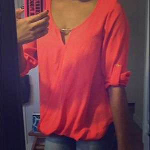 💋SALE💋Stunning Coral Shirt