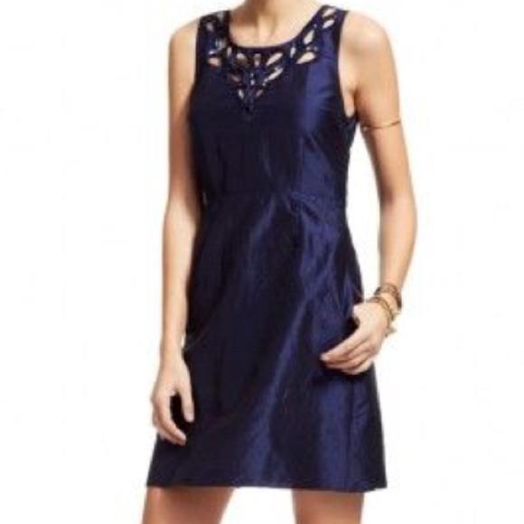 Calypso St. Barth Azen Dupioni Cut Out Dress