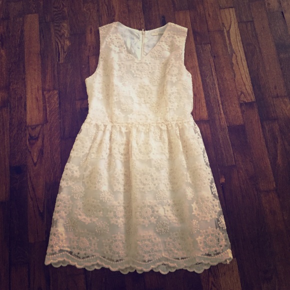 Ellison cream, lace dress