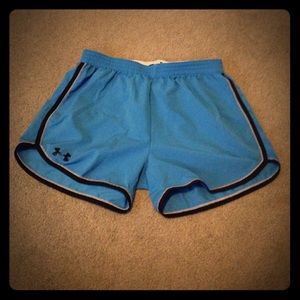 Blue under armour shorts