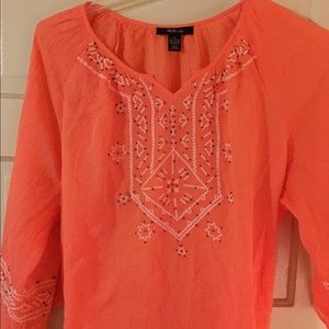 Coral tunic