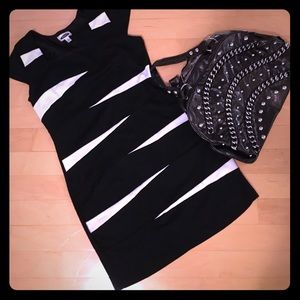 Black and white dress