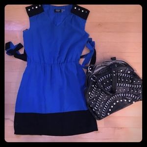 Blue and black Guess dress- SIZE 14