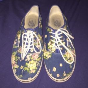 Floral vans