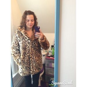 Cheetah fur jacket