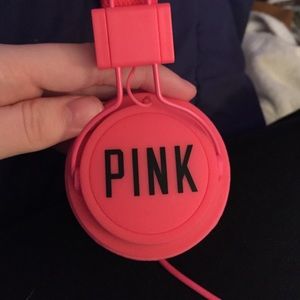 PINK headphones