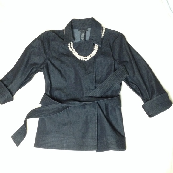 Apostrophe stretch denim jacket