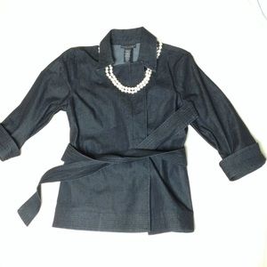 Apostrophe stretch denim jacket