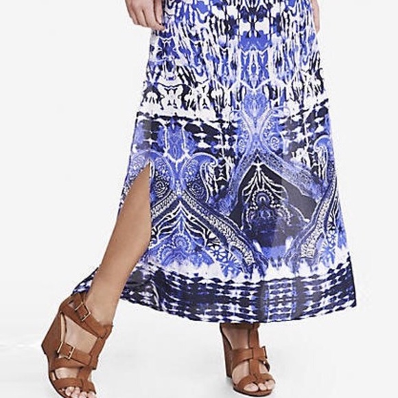 Express printed skirt