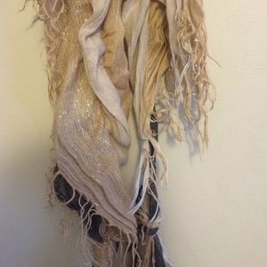 Golden Sparkle Scarf