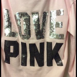 VS Pink Sequin Hooded Sweatshirt 💖