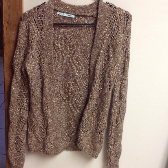 Gold Specked Cardigan - Picture 1 of 3