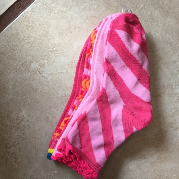 4 pair girls crew socks
