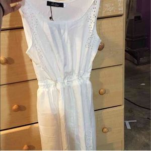 White never worn dress