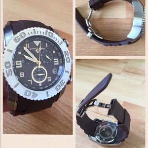 Brown Swiss Legend Men's Watch