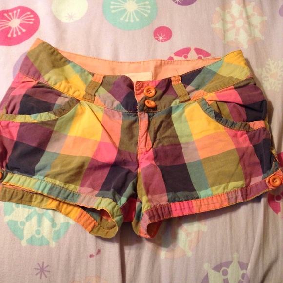 Plaid shorts