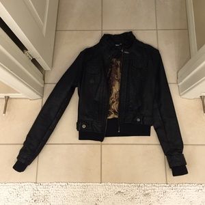 Faux Leather Jacket
