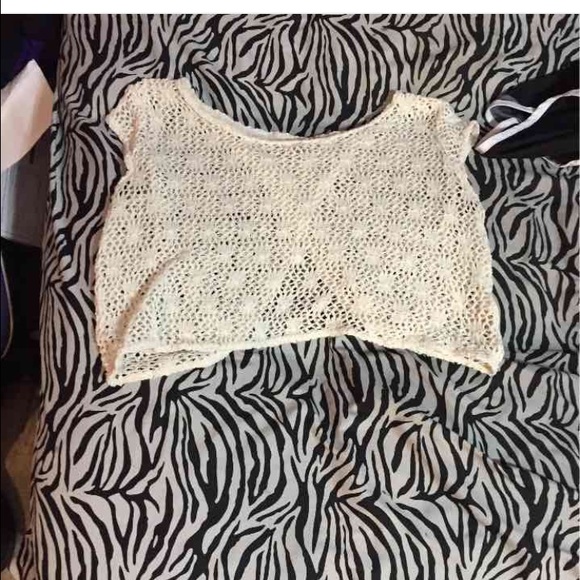 Lace crop top