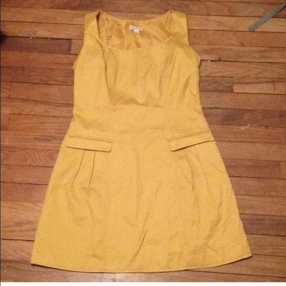 Mod Dress size 12 Mustard Color