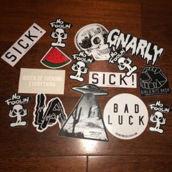 hand made like Brandy Melville Stickers