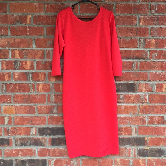Red Midi Dress