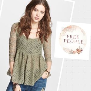 Hostpick 🎉 Free People Gracie Lace Top