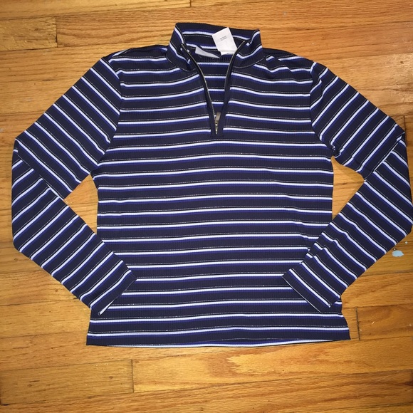 Liz Claiborne 3/4 zip stretch top