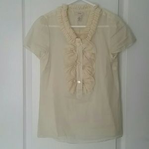 J. Crew Swiss Dot Blouse J. Crew Swiss Dot Blouse