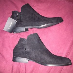 Suede F21 Booties