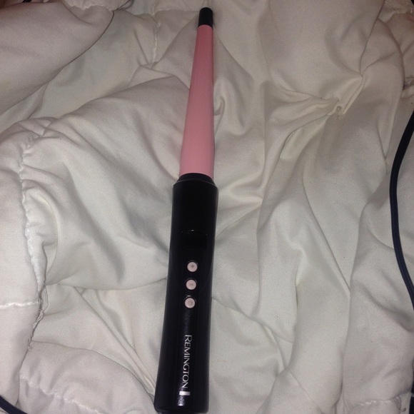 Remington curling wand in pink