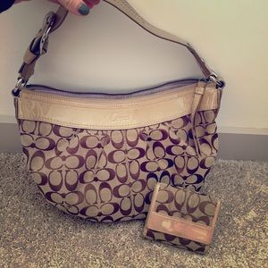 Authentic COACH Purse & Matching Wallet!