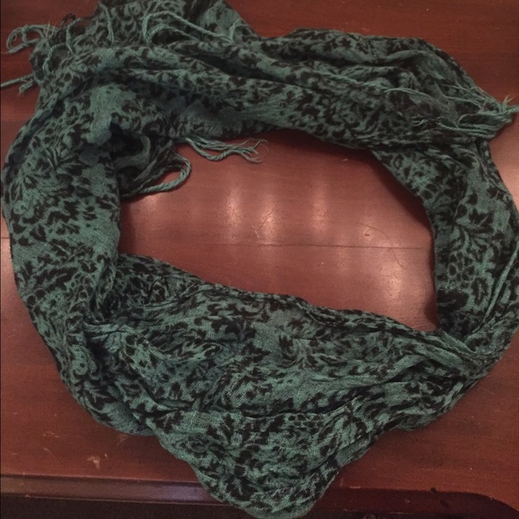 Green and Black Tribal Scarf