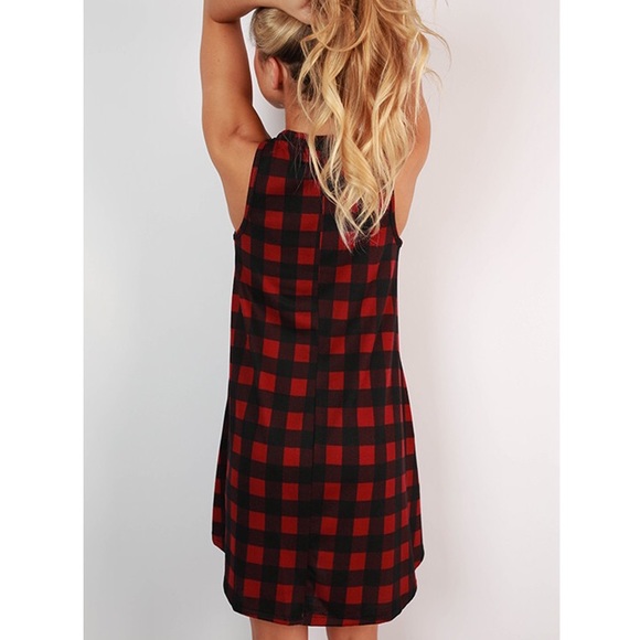 SOLD-Tank dress-buffalo check - Picture 4 of 4