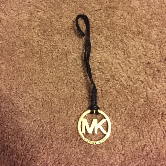 authentic black leather Michael kors purse chain