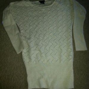 Cable knit sweater